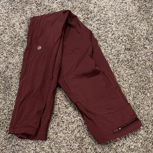 lululemon athletica Burgundy Leggings